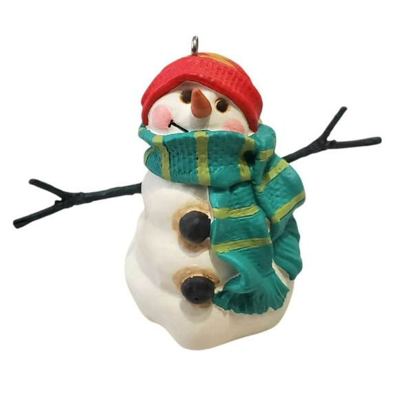 3 Hallmark Keepsake Snowmen Of Mitford Ornaments Christmas Holiday Snowman 1999 - Picture 6 of 12